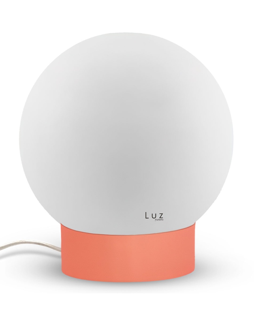 Lámparas Globo Vidrio 18Ø Mod: 10x18 Base Metal Color
