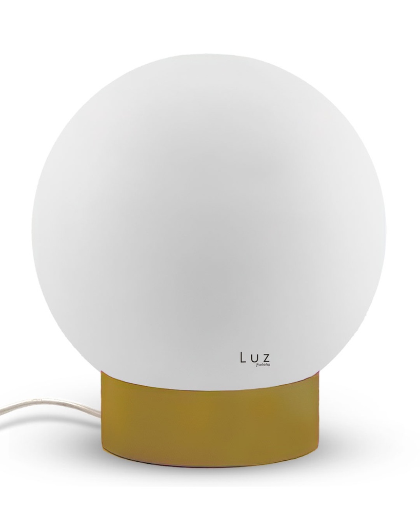 Lámparas Globo Vidrio 18Ø Mod: 10x18 Base Metal Color