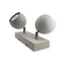 LÁMPARA APLIQUE 2 LUCES LED GU10