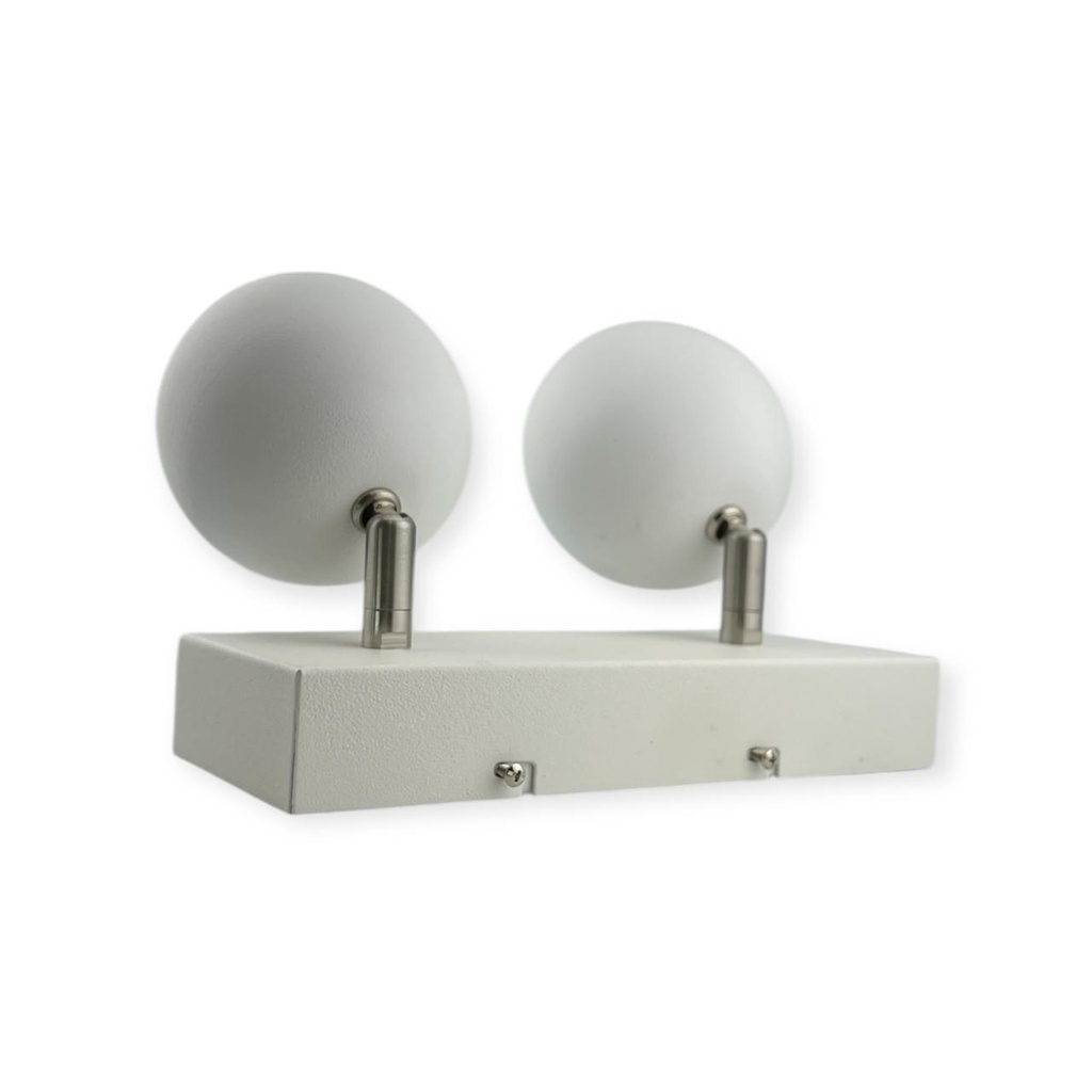 LÁMPARA APLIQUE 2 LUCES LED GU10