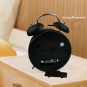 RELOJ DESPERT. C/CAMPANA NEGRO 9,5CM 