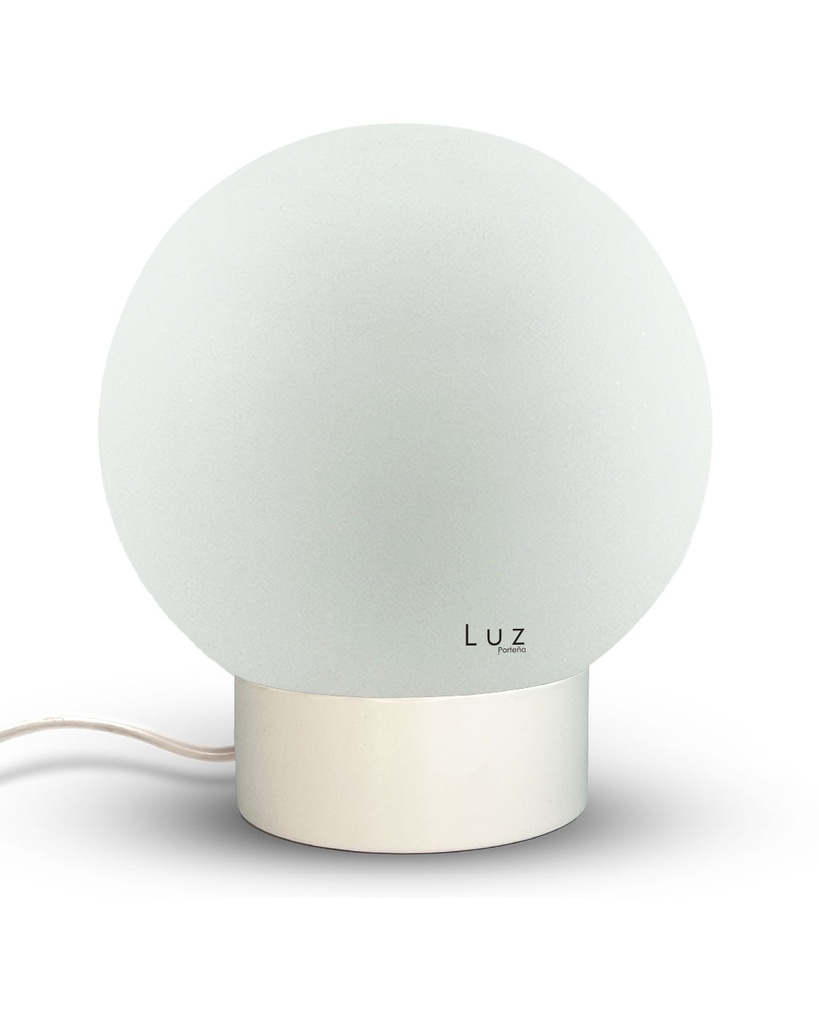 Lámparas Globo Vidrio 15Ø Mod: 8x15 Base Metal Color