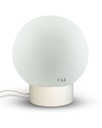 Lámparas Globo Vidrio 15Ø Mod: 8x15 Base Metal Color
