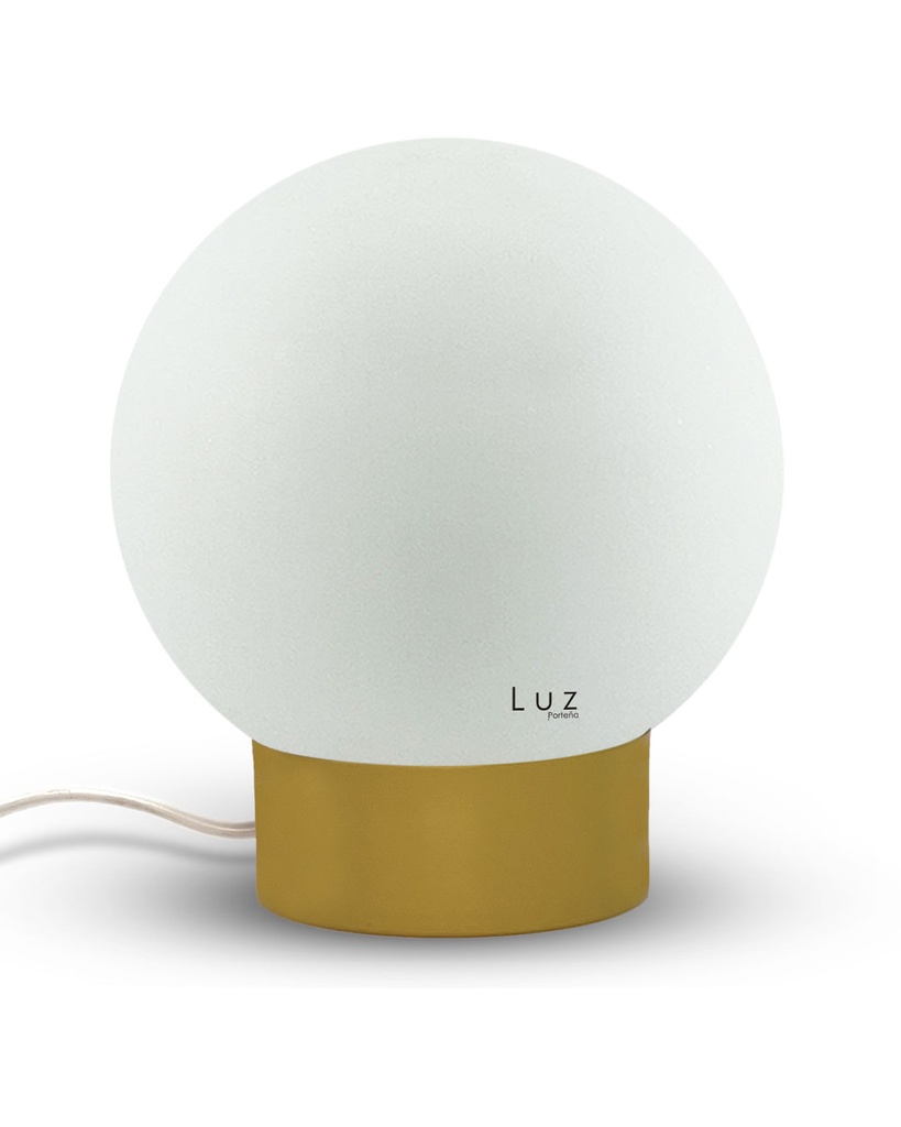 Lámparas Globo Vidrio 15Ø Mod: 8x15 Base Metal Color