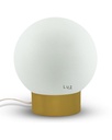 Lámparas Globo Vidrio 15Ø Mod: 8x15 Base Metal Color