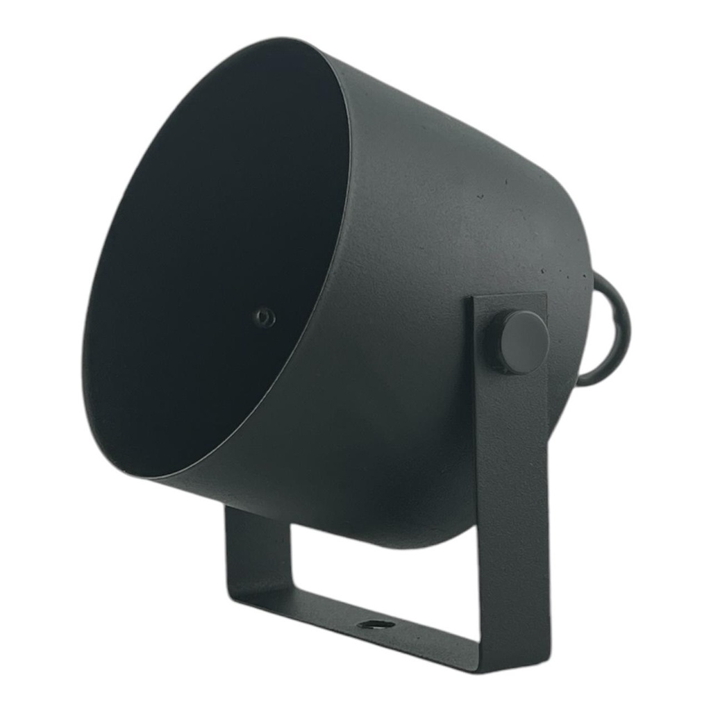 TACHO CABEZAL DE APLICAR TECHO PARED O RIEL CILINDRICO 11,5X7,5cm 1MOV 1L AR-111 NEGRO TEX