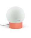 Lámparas Globo Vidrio 12Ø Mod: 8x12 Base Metal Color