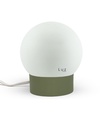Lámparas Globo Vidrio 12Ø Mod: 8x12 Base Metal Color
