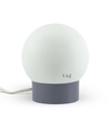 Lámparas Globo Vidrio 12Ø Mod: 8x12 Base Metal Color