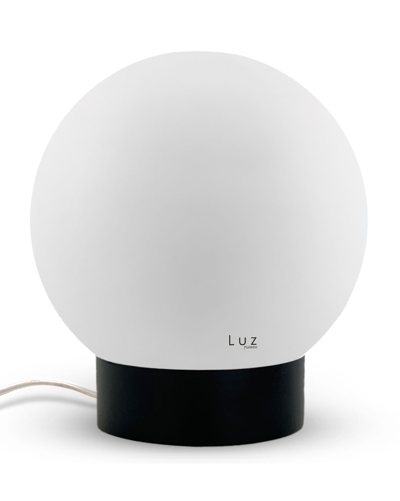 Lámparas Globo Vidrio 18Ø Mod: 10x18 Base Metal Color