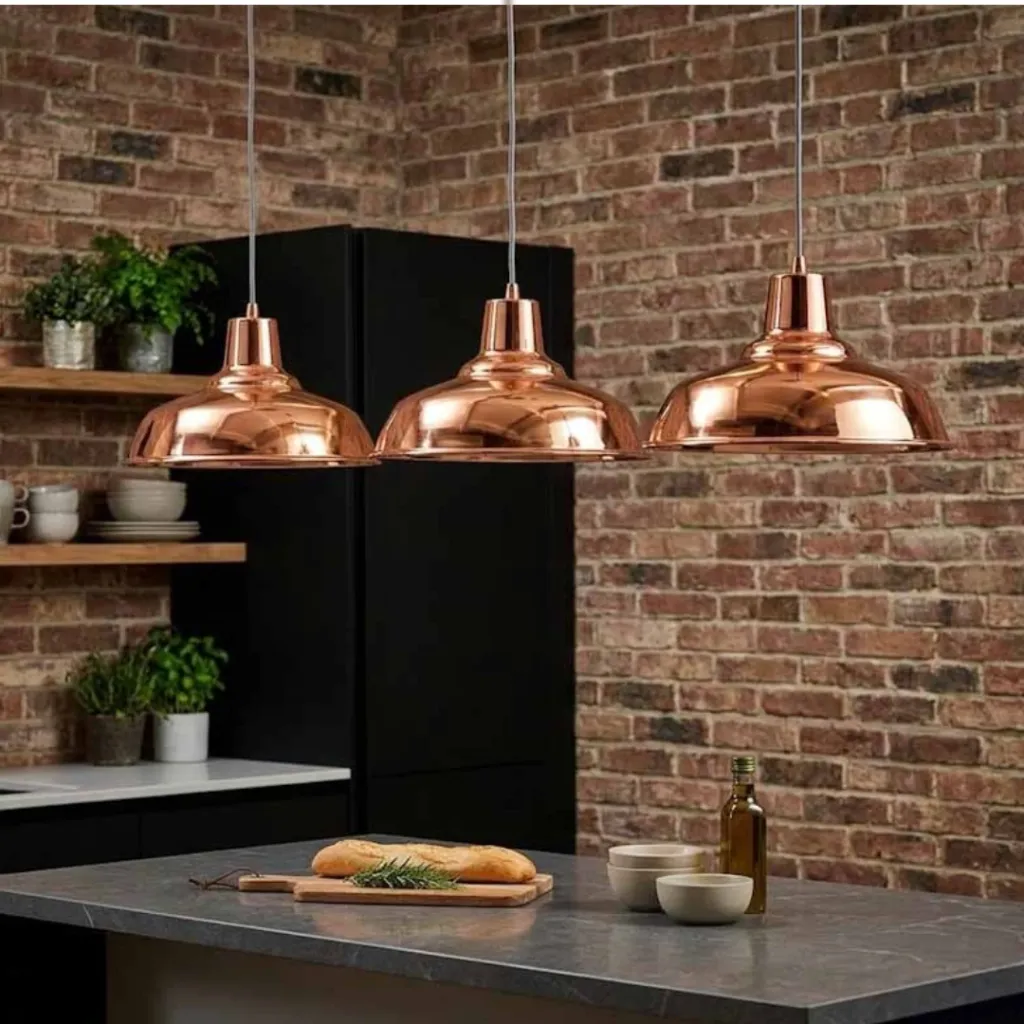 Lámpara de Techo Hipe-Retro Cobre Brillante