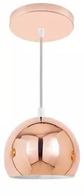 Lámpara Colgante Bocha Grande de 1 Luz/Cobre