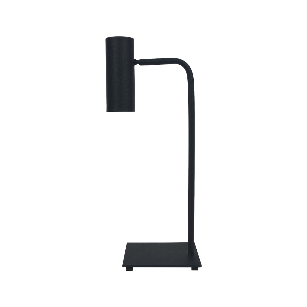 [691-LM-11-NE] Lámpara Mesa Leon I Cabezal Movil Spot Dicro Negro