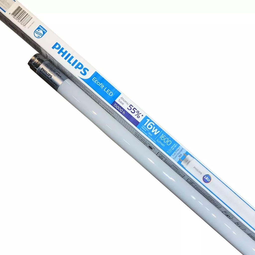 [666-653-F2601] Tubo Led T8 16W 120Cm Ecofit 6500K Luz Fria Philips