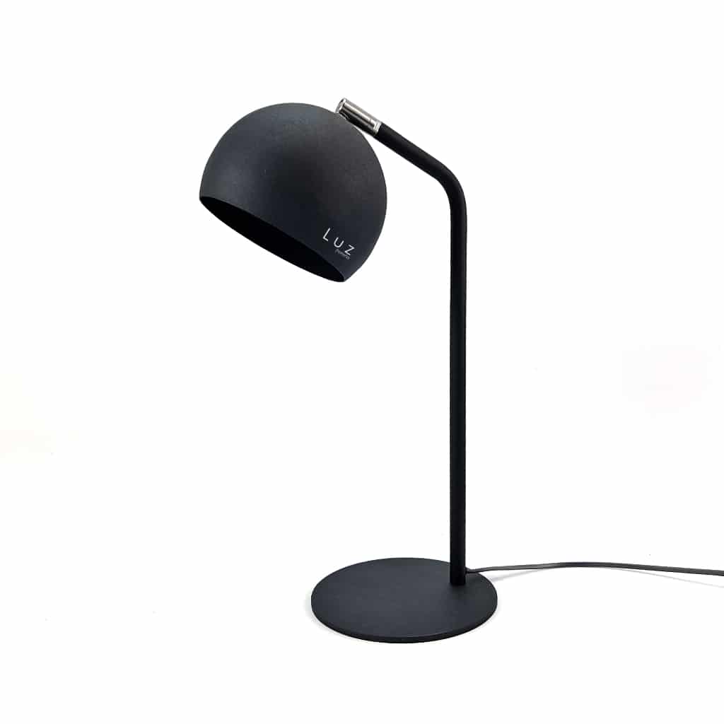 [LP-LM4060-NE] Lámpara Malabia Altura 40 Frente Negro