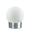 Lámpara Globo Porteño 12Ø Hierro Mod: 8X12 Base Colores Metal Mate