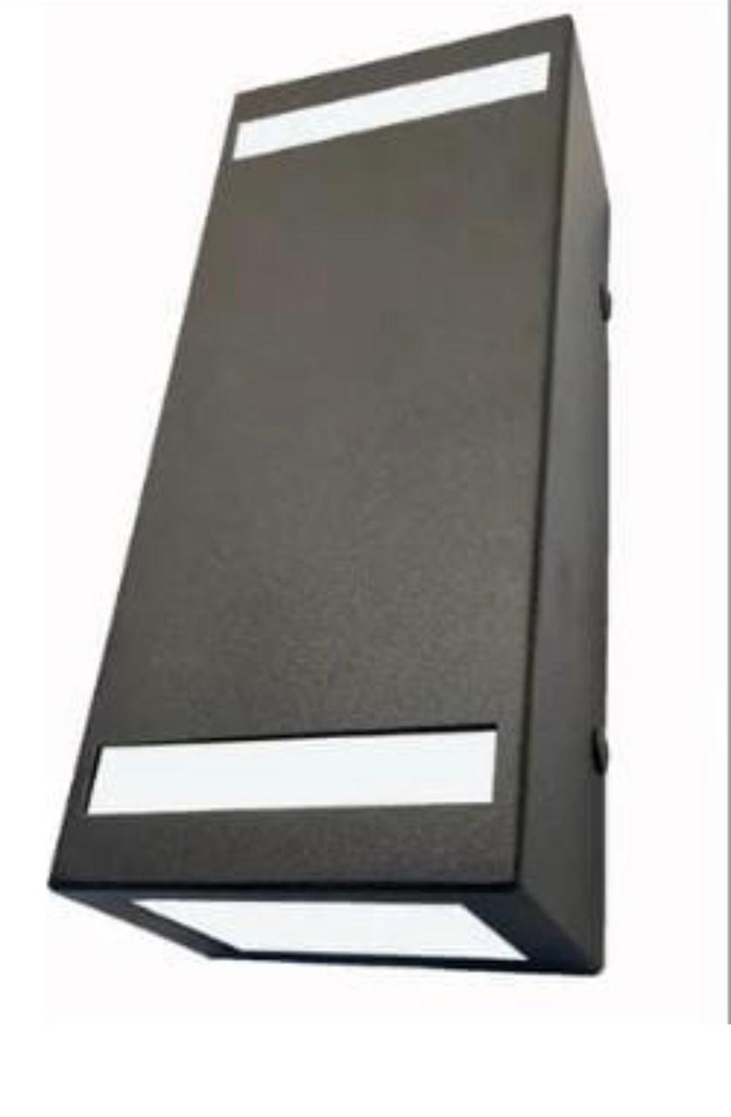 [532-BidiXL-2LD-NMTX] Aplique Difusor Bidixl 2L Dicro Bidiventana Negro Mtx