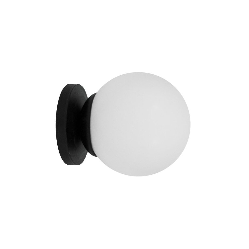 Lámpara Aplique Globos Ø15 Negro E27