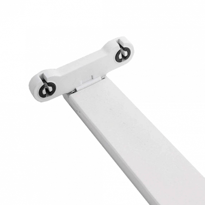 [666-663-F1505] Plafón Listón Doble Para 2 Tubo Led 18W 120Cm T8 Alic