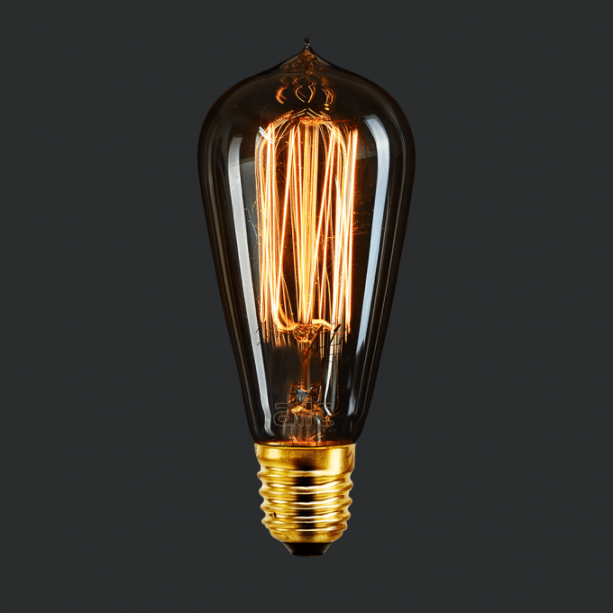 [666-663-ST54-9653] Lámpara Vintage Dimerizable Antique St58 24W Filamento Alic