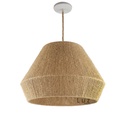 Lámpara Colgante Diamante de Yute Natural