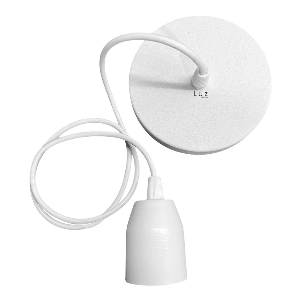 Cable Armado Bipolar 220VCA con Florón – Kit para Colgar Lámparas, Listo para Usar