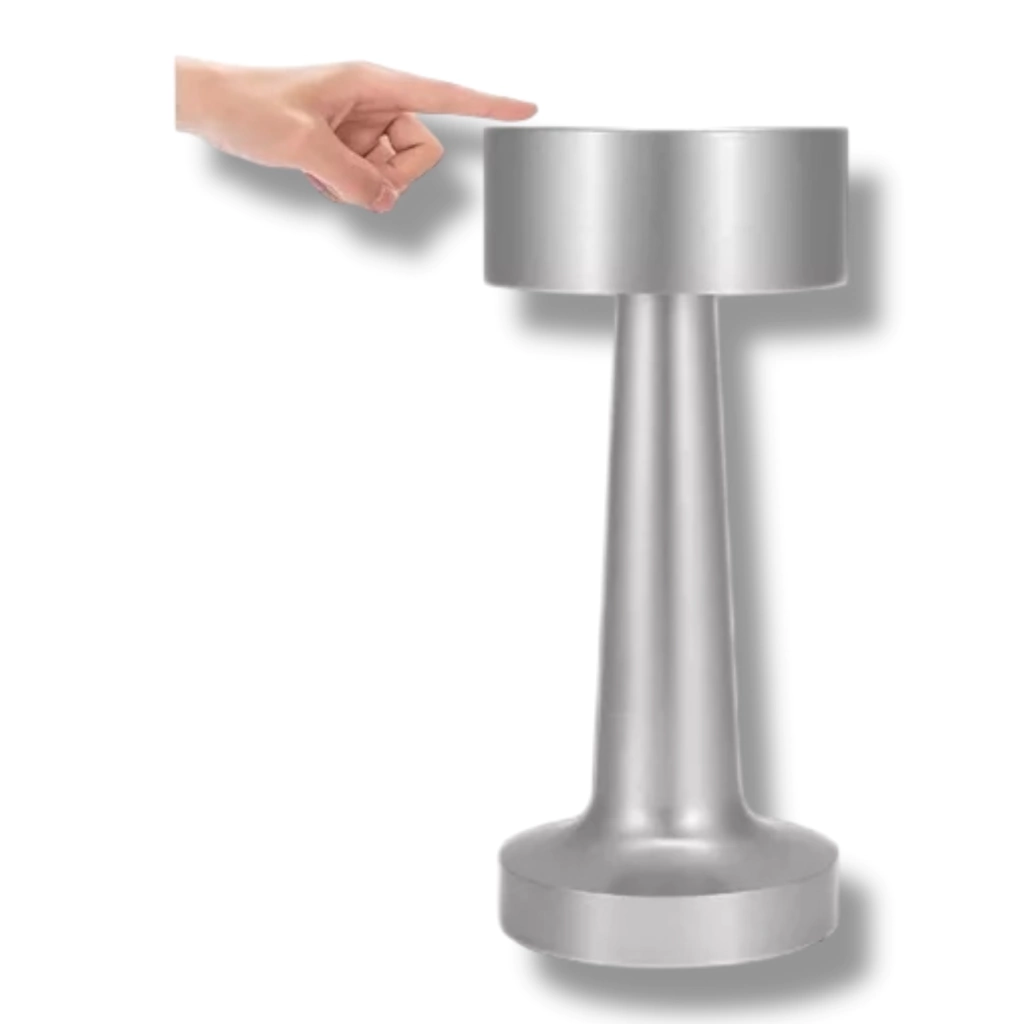 Lámpara Torre Velador Táctil Led Usb Recargable 3 Tonos De Luz