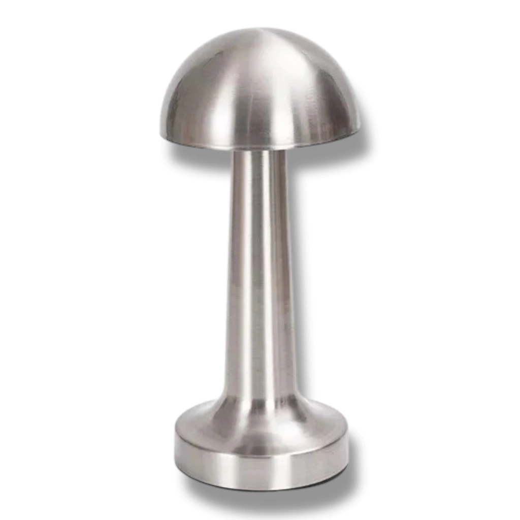Lámpara Campana Velador Táctil Led Usb Recargable 3 Tonos De Luz