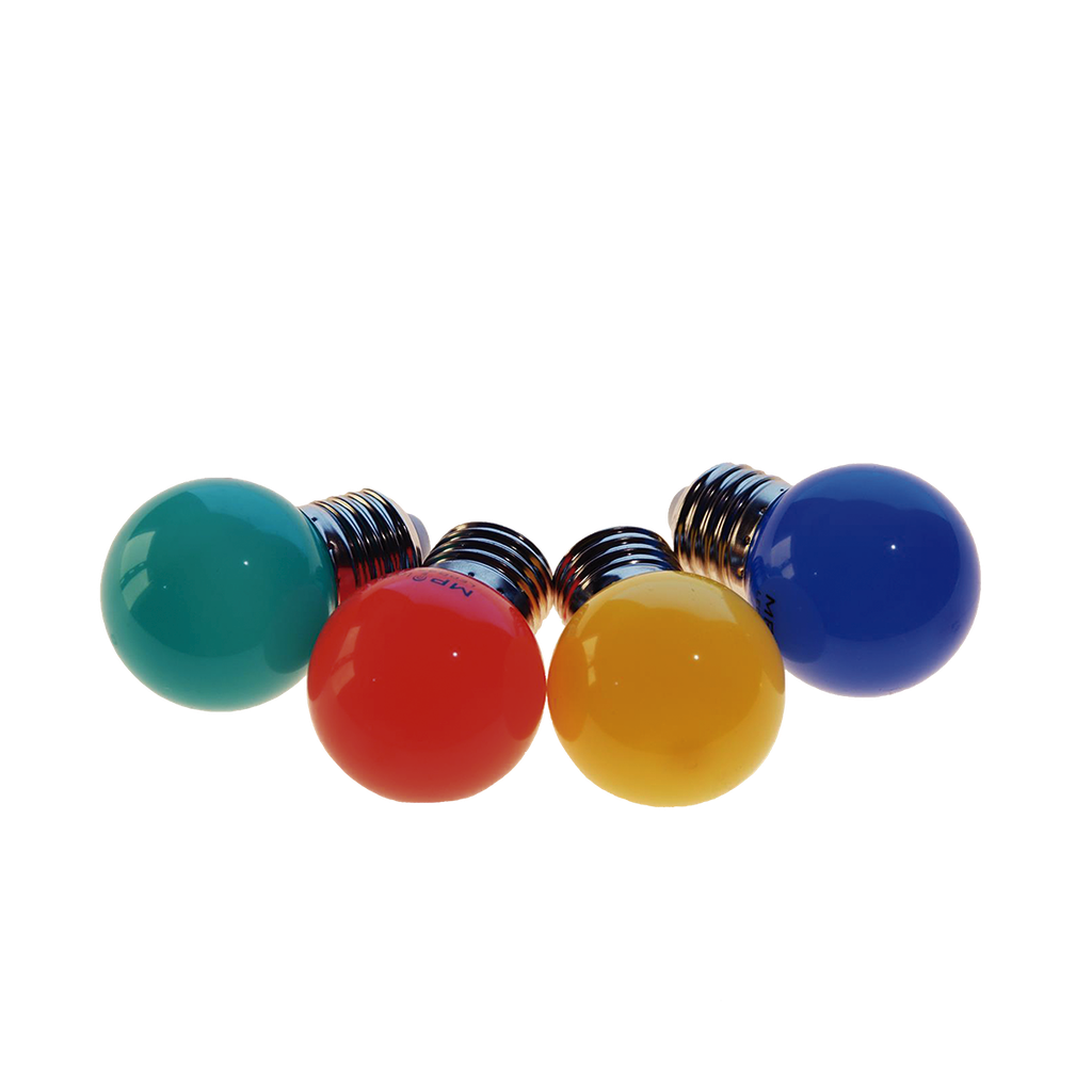 [666-2364] Lámpara Led Gota G45 2W Luz Calida Color Azul