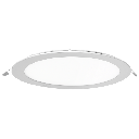 Plafón Embutir 24W Redondo Ø30Cm Luz Frio