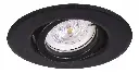 Spot Embutir Movil Orientable Ext.11cm Con Zocalo Gu10 (Sin Dicro) Negro Texturado 