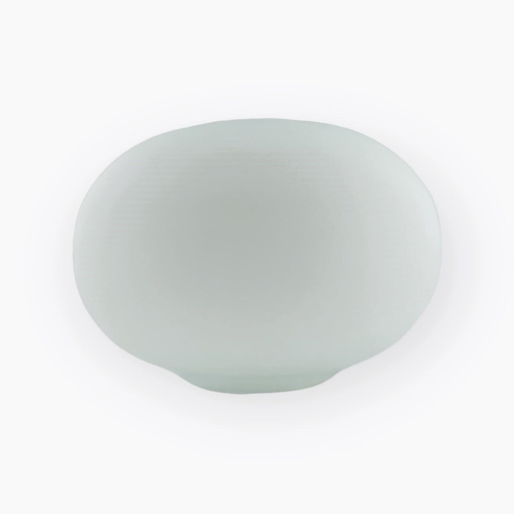 Tulipa Hongo MINI 8 cm Opal Satinado Sin Cuello