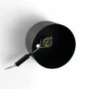 Tacho Cabezal de Aplicar Techo Pared O Riel Cilindrico 11,5X7,5Cm Mov. Universal  Ar-111 Negro Tex