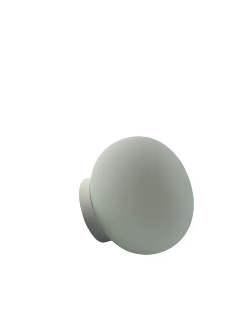 Aplique de Pared Hongo MINI 8 Vidrio Opal Satinado Base Hierro CHATA 