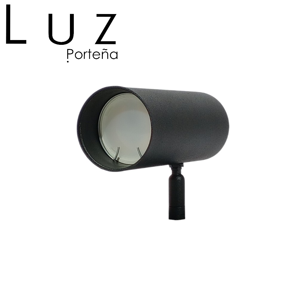 [691-C-30-NE] Cabezal O Spot Dicro. Largo (11cm x Ø57) (Negro-Micro)
