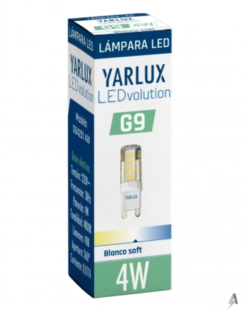 [666-682-C2850] Bi-Pin Clara Eco Led 4W 220V Ld G9 Luz Fria Yarlux
