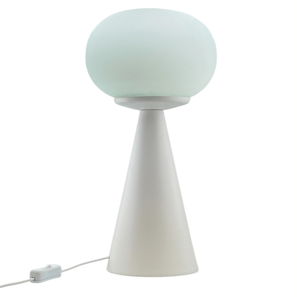 Lámpara Hongo H20 Con Base H. Cono Blanco