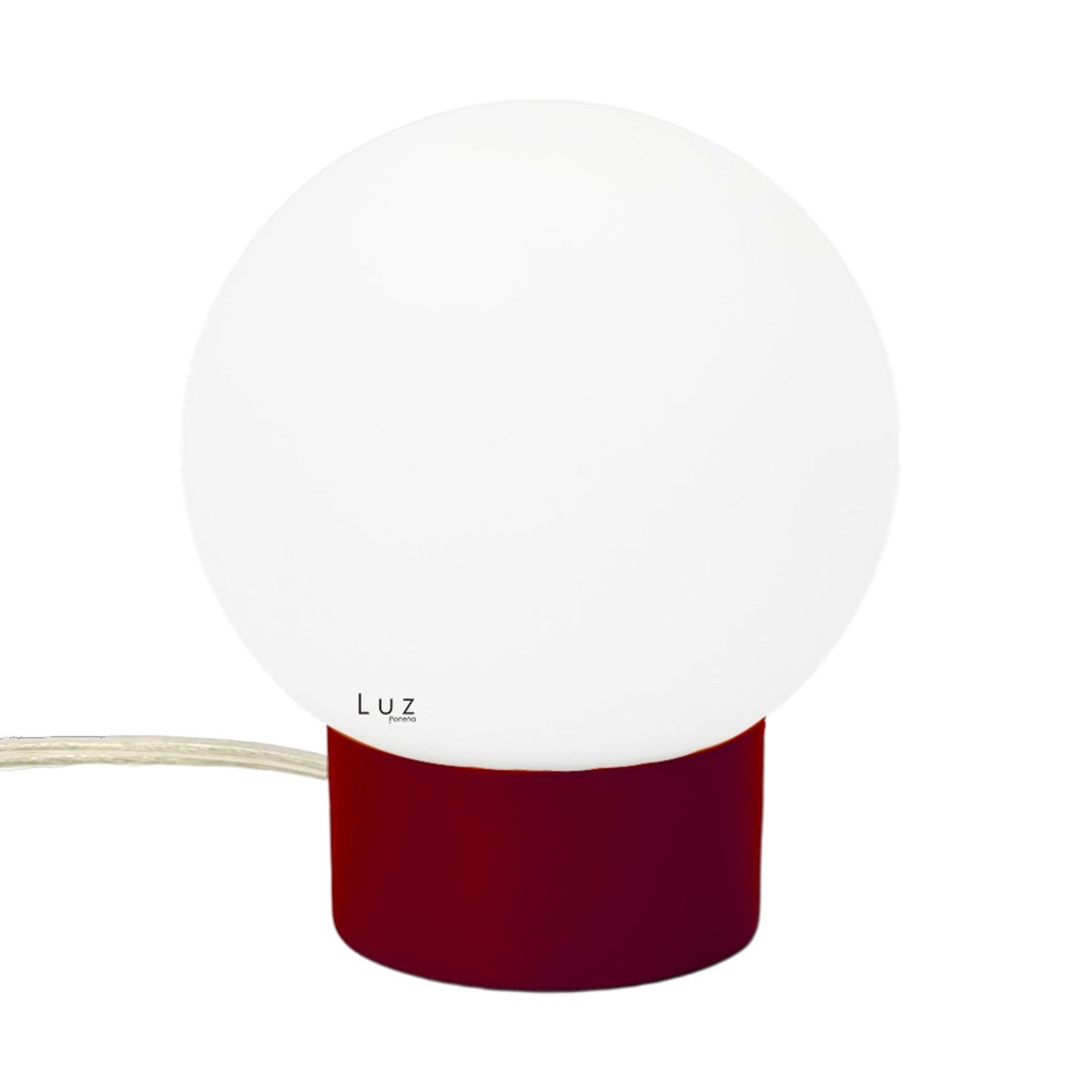 Lámpara Globo Porteño 10Ø Hierro Mod: 6X10 Base Colores Varios