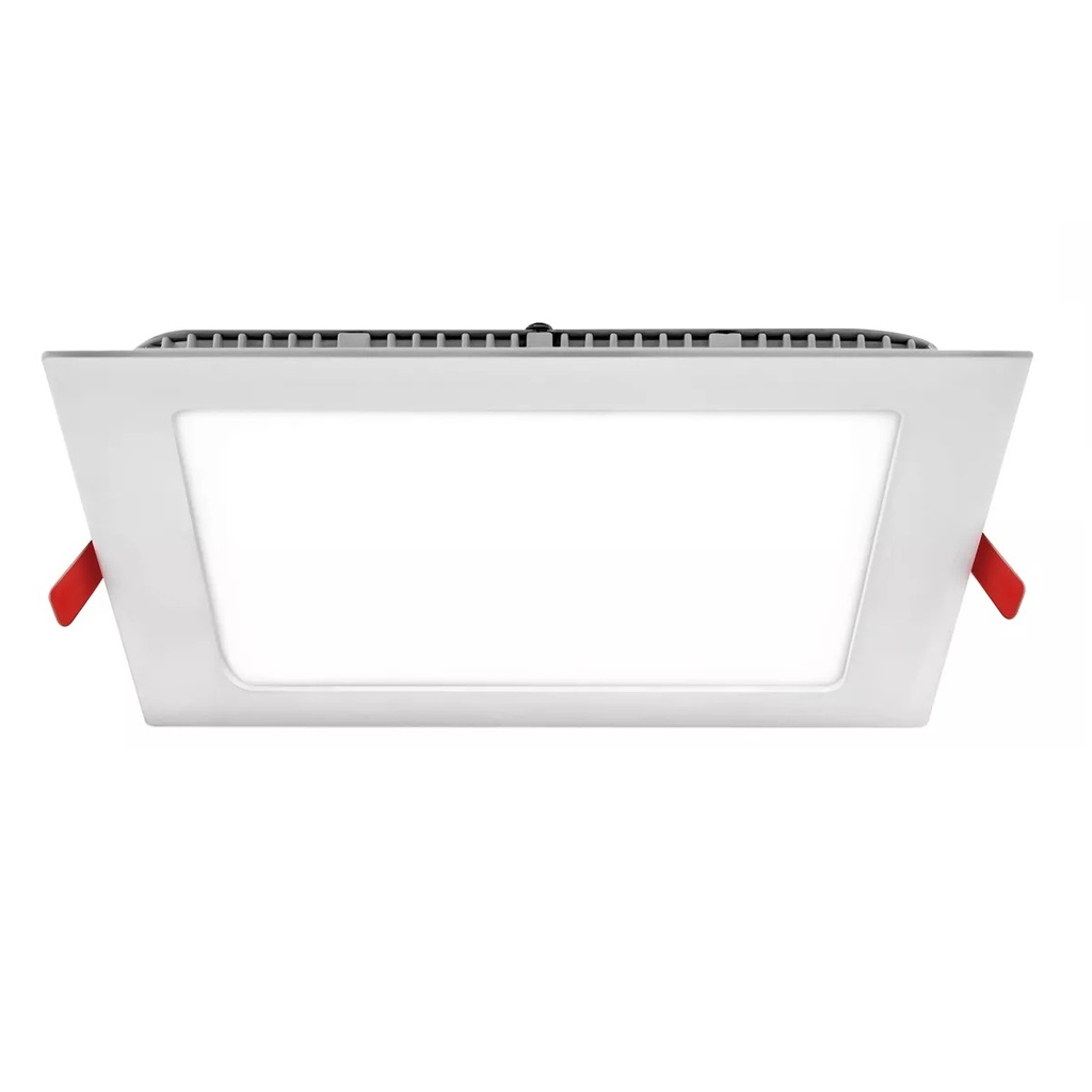 [666-679-CC5870B] Plafón Embutir 12W Cuadrado 17Cm Luz Calido Akai