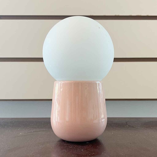 [LP-LMGCE06X10OS-53] Lámparas Globo 10Ø Ceramico Mod: 6X10 Base Rosa 