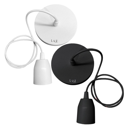Cable Armado Bipolar 220VCA con Florón – Kit para Colgar Lámparas, Listo para Usar