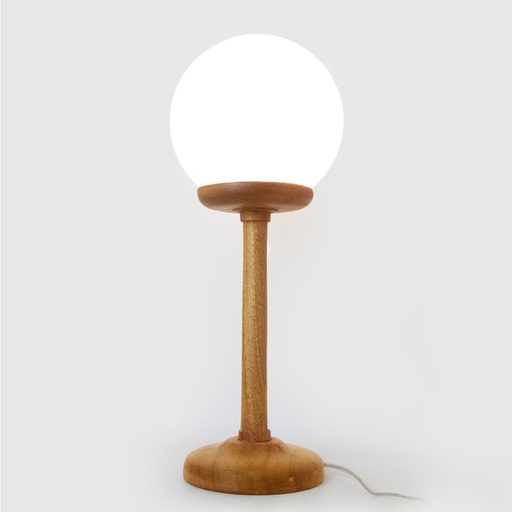 [LP-LM1860-GUA] Lámpara de Mesa Globo Quintana Altura 50 1A