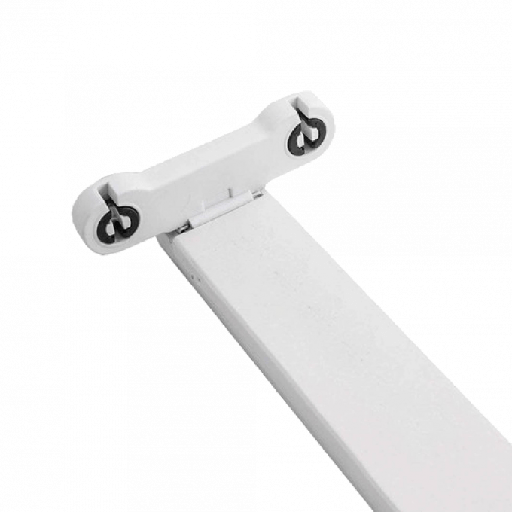 [Z66-663-F1505] Plafón Listón Doble Para 2 Tubo Led 18W 120Cm T8 Alic