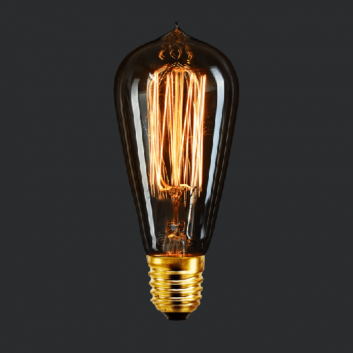 [Z66-663-ST54-9653] Lámpara Vintage Dimerizable Antique ST58 24W Filamento Alic