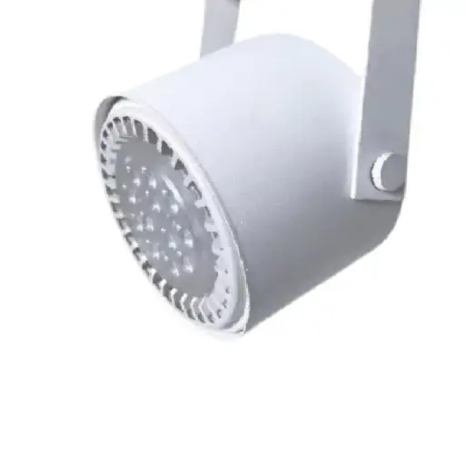 [722-295-06] Tacho Cabezal de Aplicar Techo Pared O Riel Cilíndrico 11,5X7,5Cm 1Mov 1L Ar-111 Blanco Tex