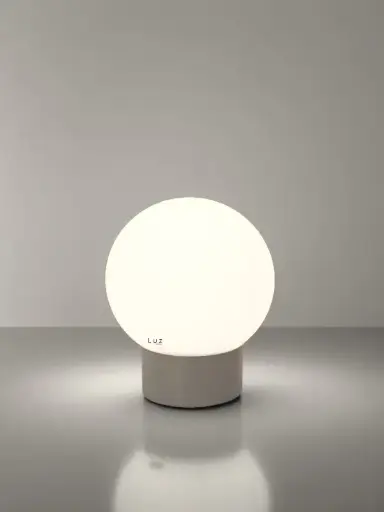 Lámpara Globo Porteño Hongo 15Ø Hierro Mod: 8X12H Base Color