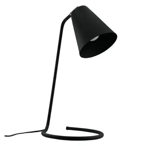 [LP-LMCOBH38CC-30] Lámpara de Mesa Cobra H38 Cm Cabezal Cono Negro Micro